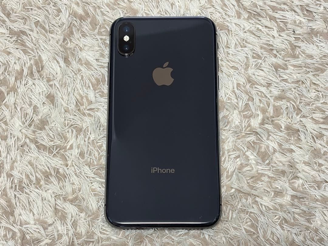 Apple iPhone X スペースグレイ 256GB SIMフリー 中古
