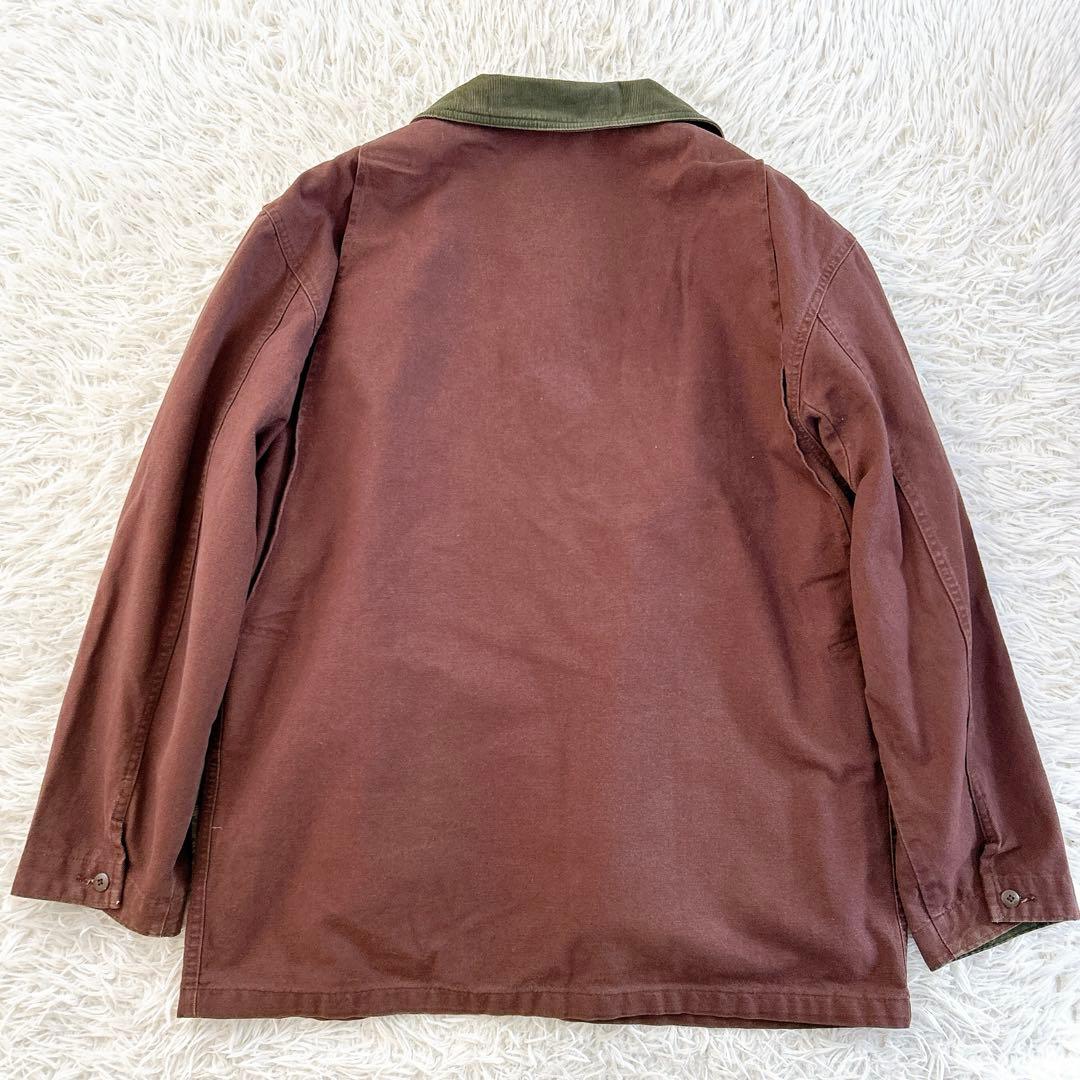 80s USA製　L.L.Bean フィールドコート　チェック　ライナー　L