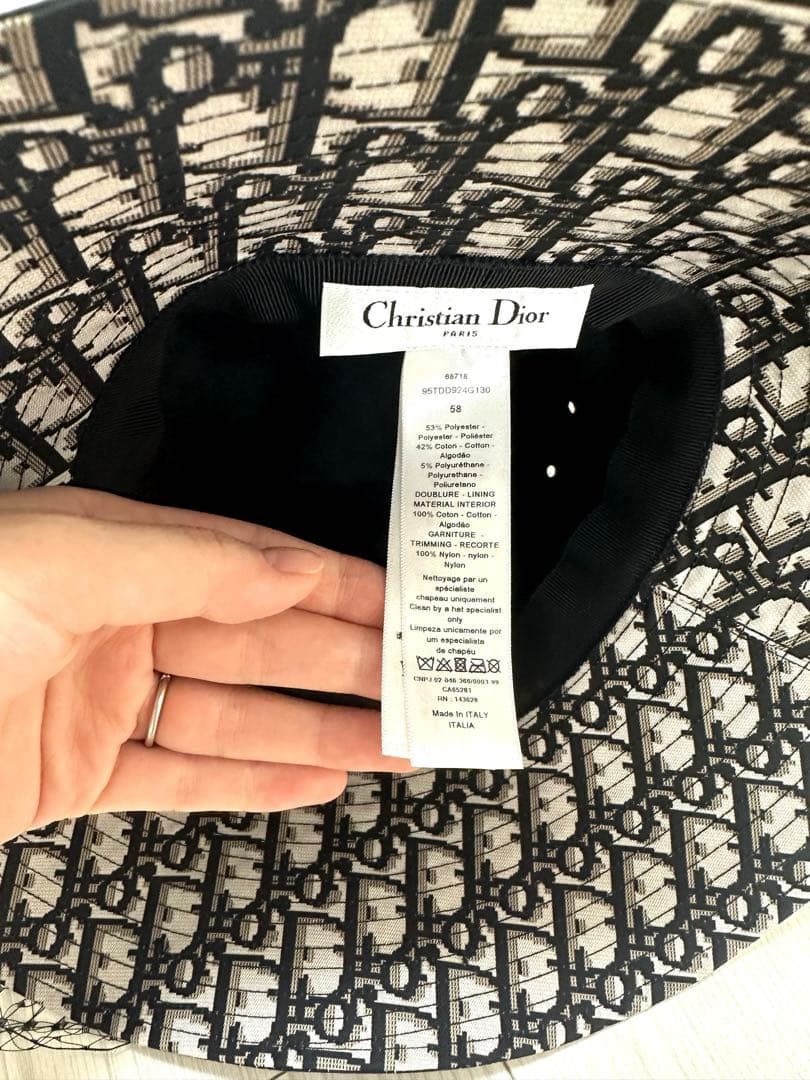 Christian Dior Teddy-D ハット 58 希望額教えてください