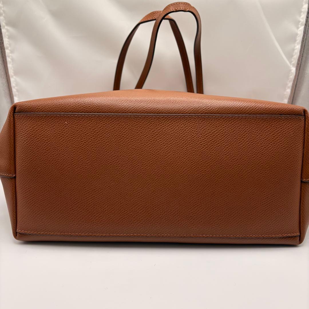 【美品✨】COACH レザートートバッグA4レディース ブラウンF36875
