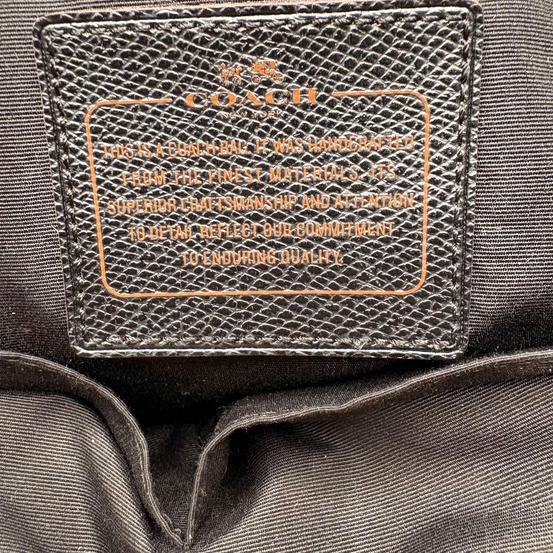 【美品✨】COACH レザートートバッグA4レディース ブラウンF36875