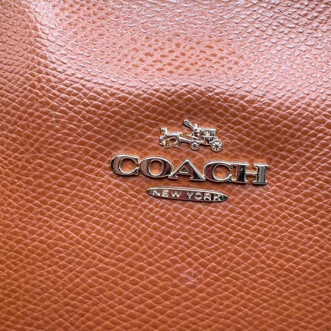 【美品✨】COACH レザートートバッグA4レディース ブラウンF36875