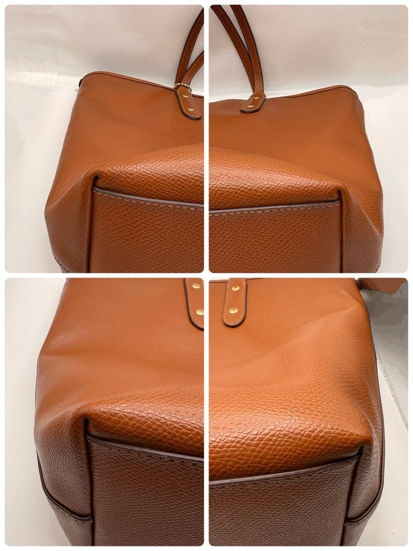 【美品✨】COACH レザートートバッグA4レディース ブラウンF36875