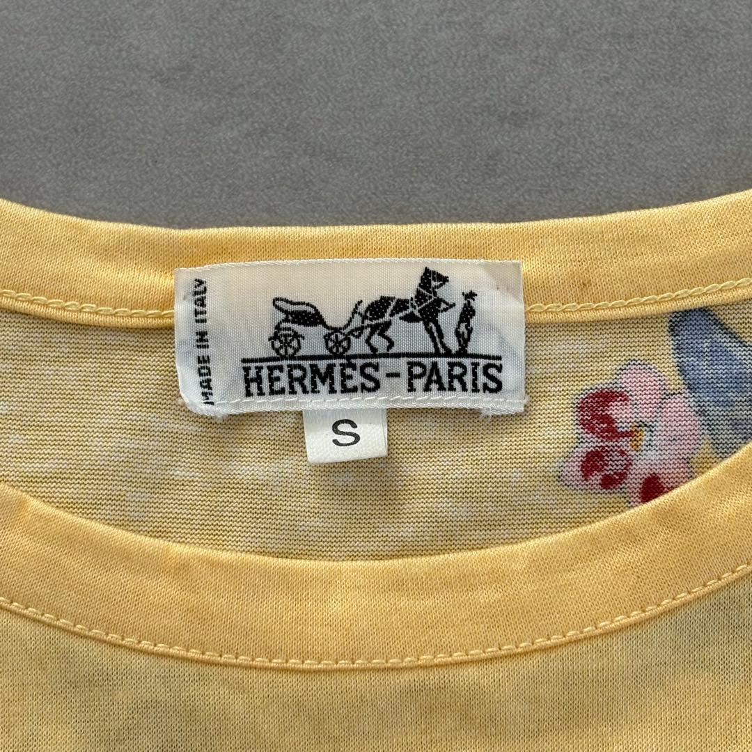 エルメス HERMES JUNGLE LOVE ヒョウイエロー Tシャツ 【S】