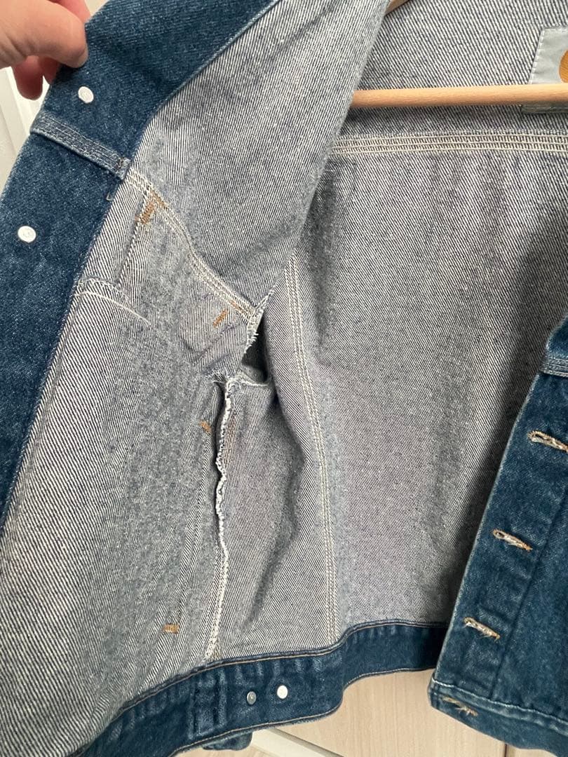 80's carhartt デニムジャケット M