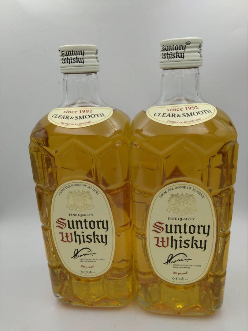 Suntory Whisky 700ml 白角 クリア＆スムース 2本セット