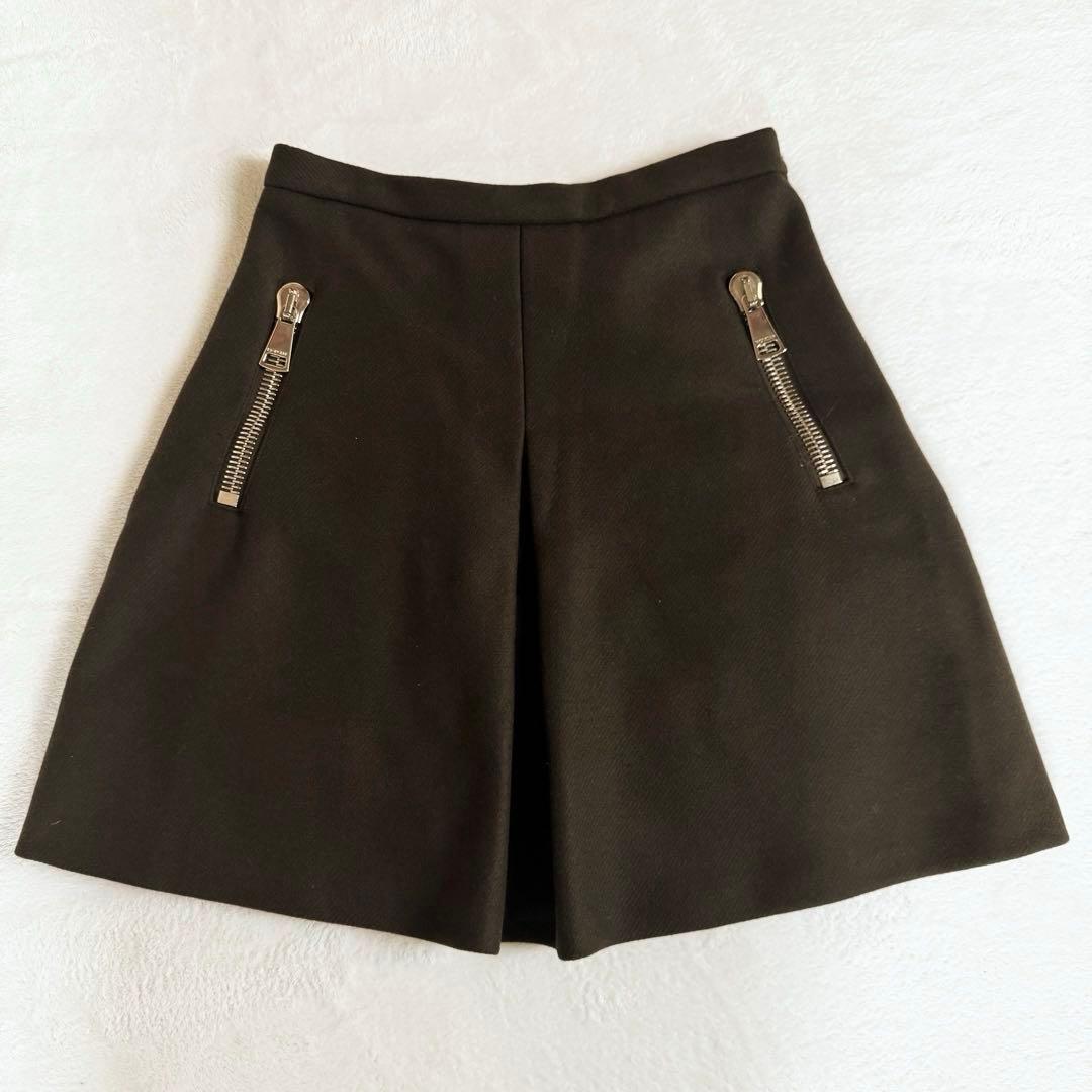 MONCLER GONNA SKIRT ゴンナ ダウン スカート ミニ丈ブラウン