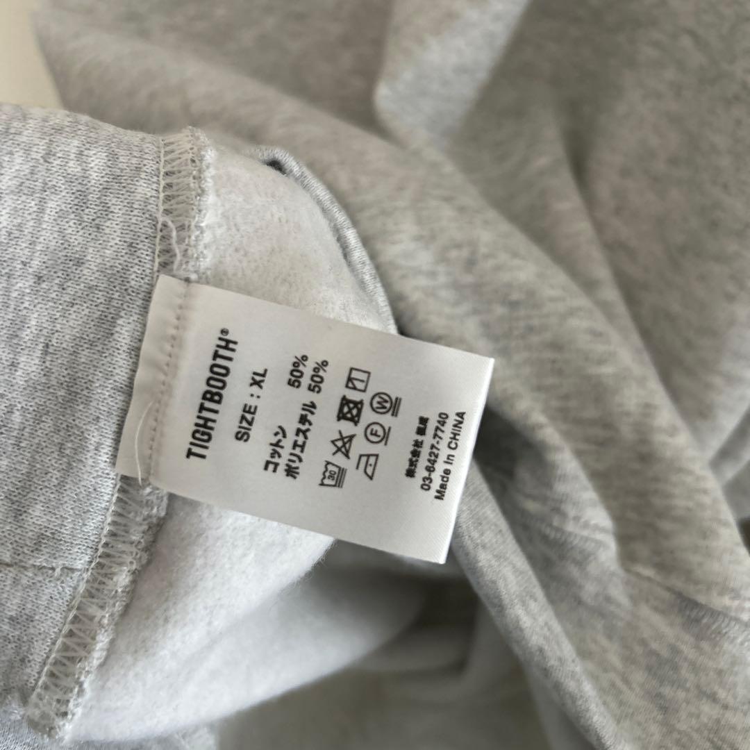 トップス TIGHTBOOTH24FW ACID LOGO CREW NECK SWEAT