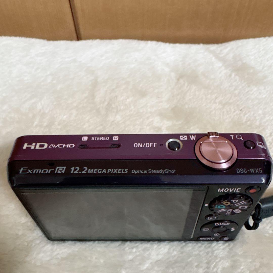 SONY Cyber-Shot DSC-WX5 バイオレット コンデジ ソニー