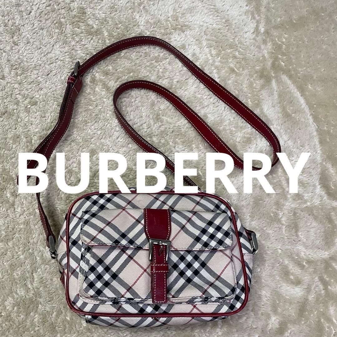 Burberry 牛革を使用したシンプルなデザインのバーバリー ノバチェック