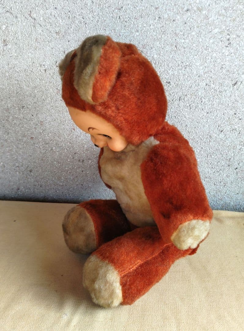 レア！ラバーフェイスドール　くまぬいぐるみ