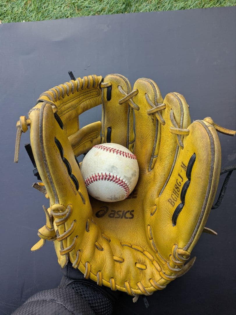 アシックス ゴールドステージ 硬式グローブ 美品
