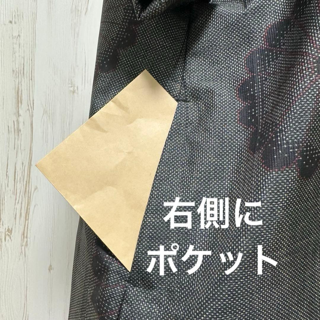 着物リメイク 大島紬(7マルキ)からピンタックのゆったりワンピース