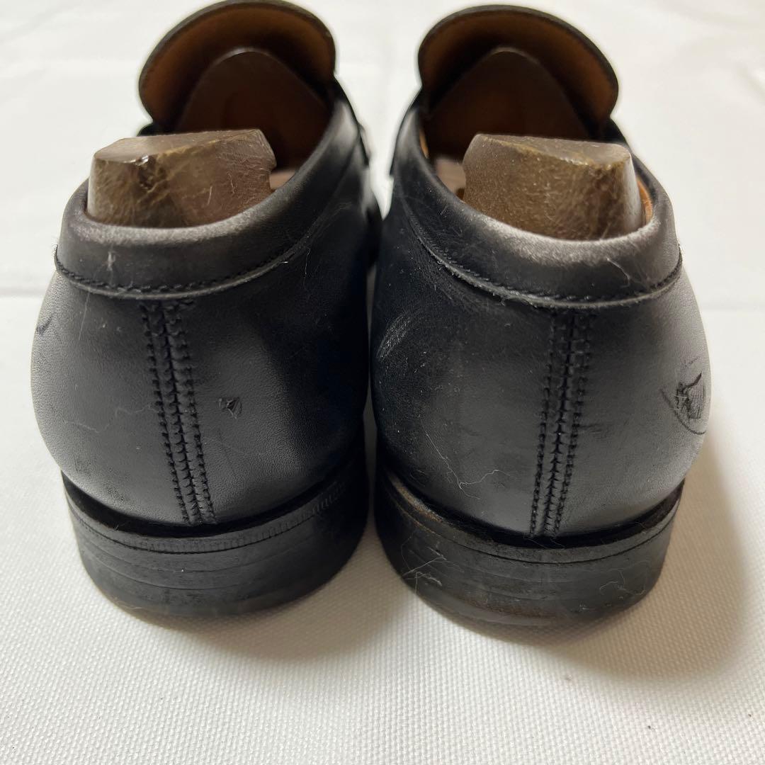 【J.M. WESTON】レザー ローファー（シューツリー付き）　レディース　黒