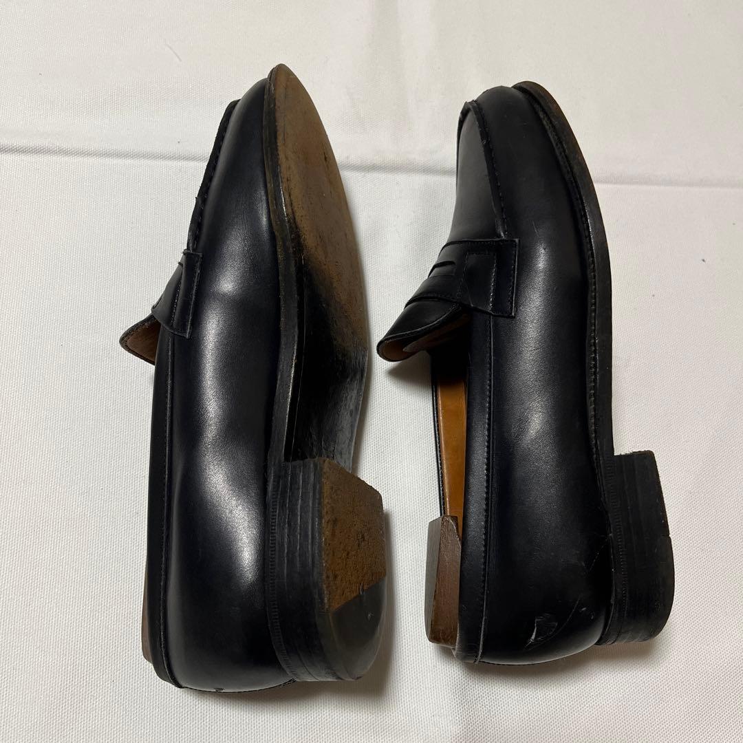 【J.M. WESTON】レザー ローファー（シューツリー付き）　レディース　黒