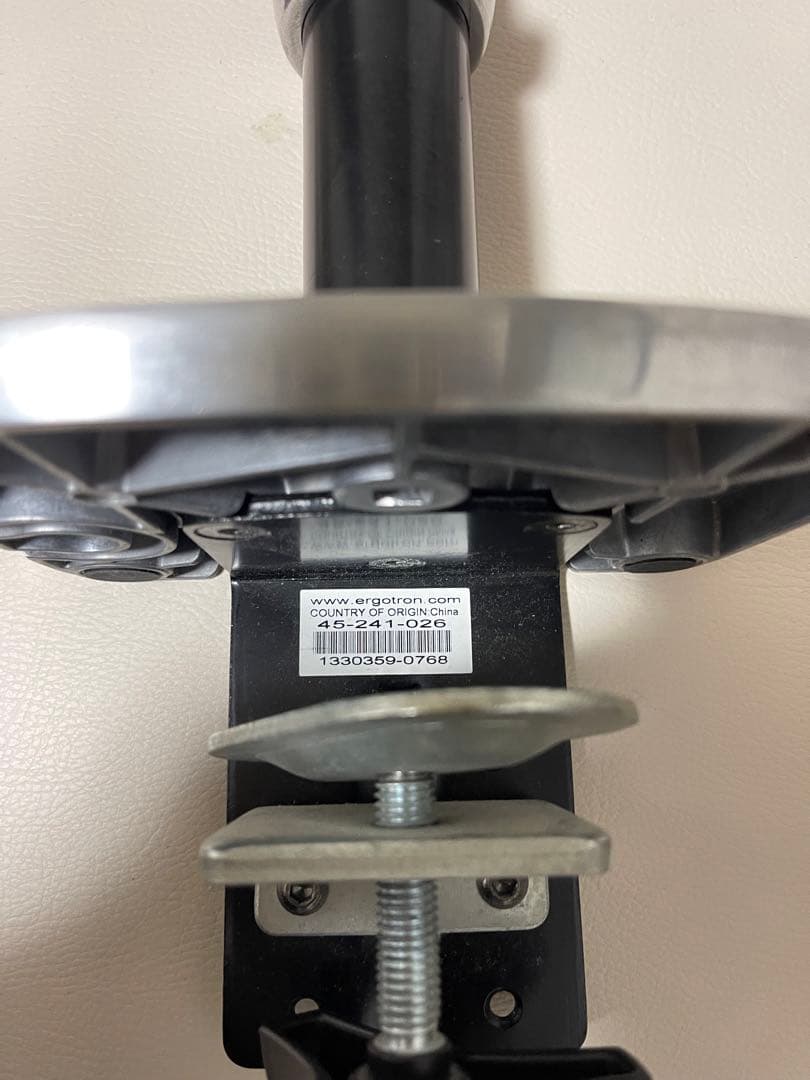 エルゴトロン　モニターアーム　45-241-026 中古品