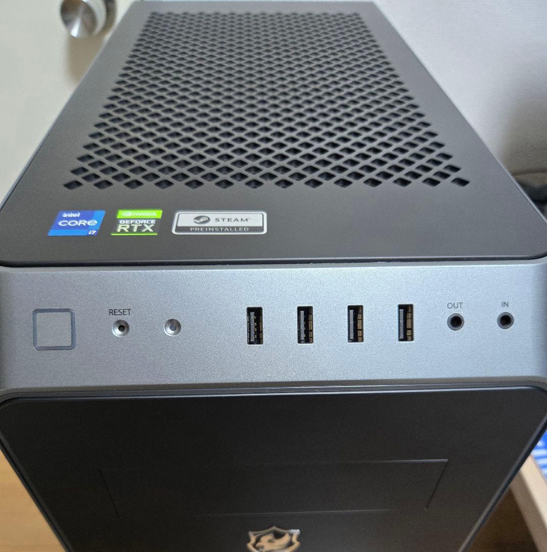 GALLERIA ゲーミングpc i7 12700 RTX3070 モンハン