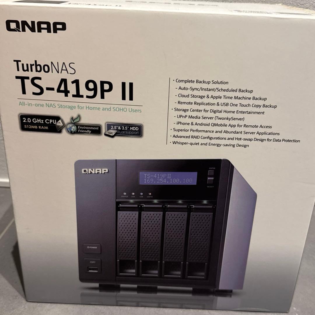 QNAP TS-419PⅡ　TurboNAS