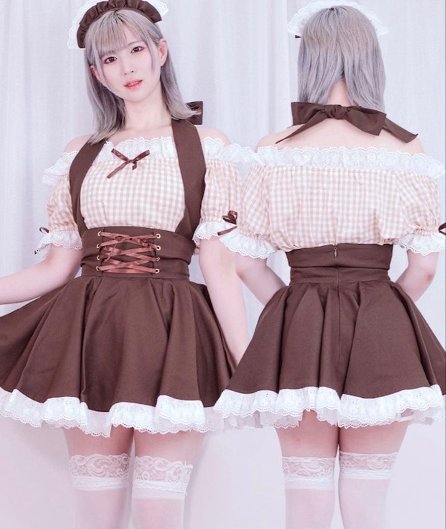 CANDY FRUIT ラフィーネメイド服 (カフェオレ) おまけ付き