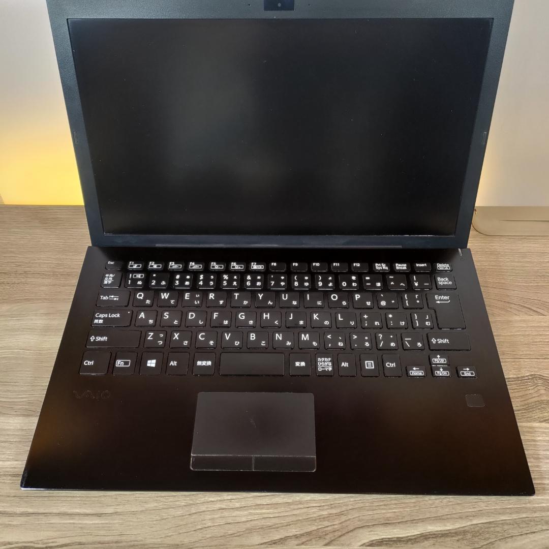 VAIOProの希少な最上位i7＋指紋認証すぐ使えるオフィス付きノートwin11