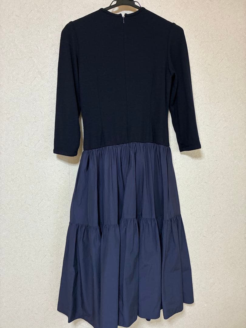 [BORDERS at BALCONY]長袖ティアードワンピース サイズ38