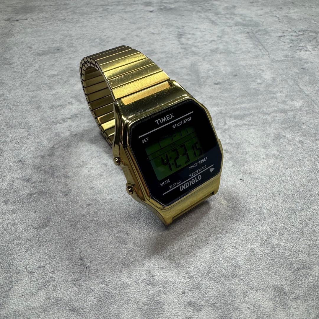 Supreme TIMEX 腕時計 Digital Watch マルジェラ 金