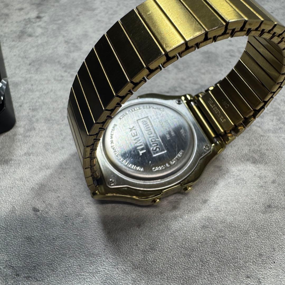 Supreme TIMEX 腕時計 Digital Watch マルジェラ 金