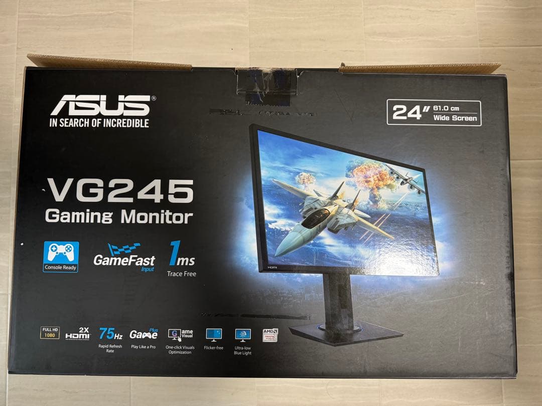 はっぴーらすかる ASUS VG245H