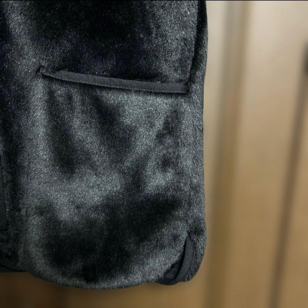 トンボ　Barbour 黒ファーベスト 40サイズ