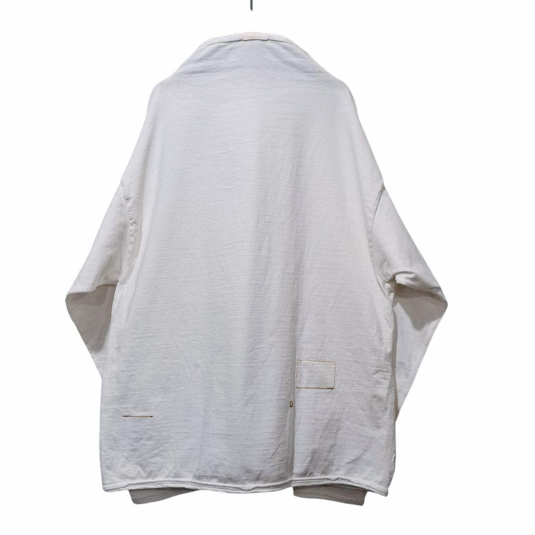 45rpm でこぼこ天竺 馬 長袖Tシャツ 2 ホワイト ロンT