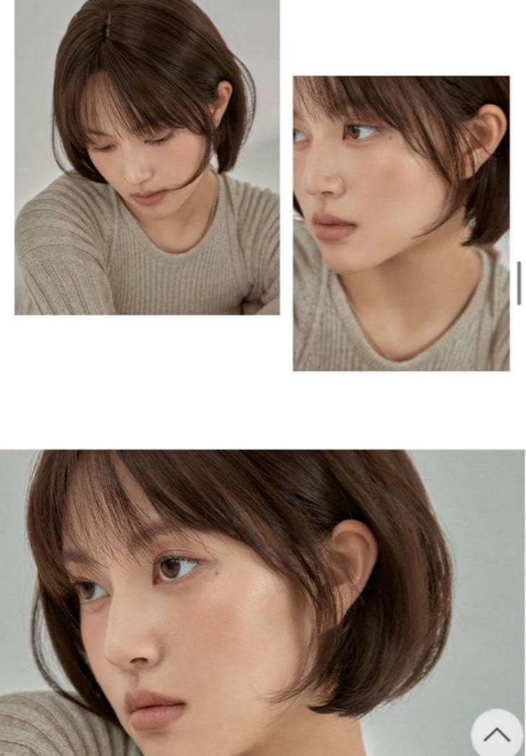 ピクエイジ　セミ手植えフルウィッグ　イージーパーマ ロキシー