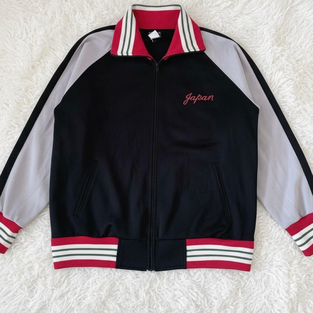 美品⭐東洋エンタープライズ トラックジャケット スカジャン　 刺繍 鷹 黒 M