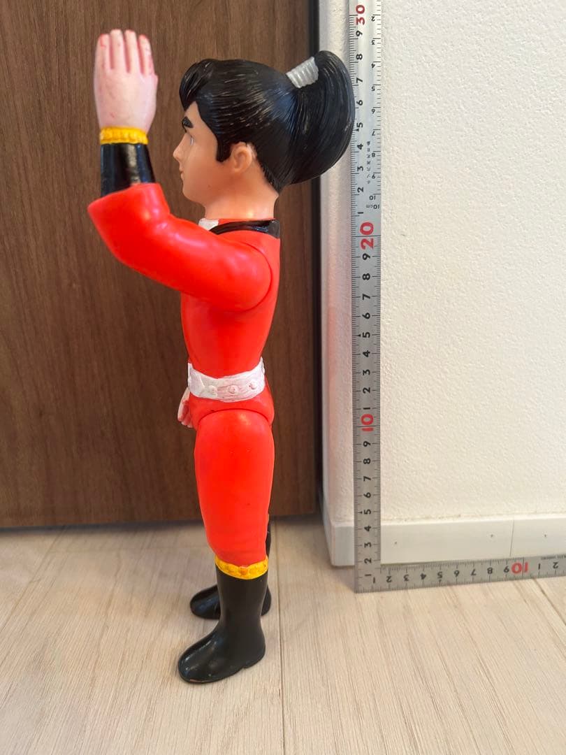 当時物　無版権　パチ　快傑ライオン丸　検）マルサン　ブルマァク　面取れ　ソフビ