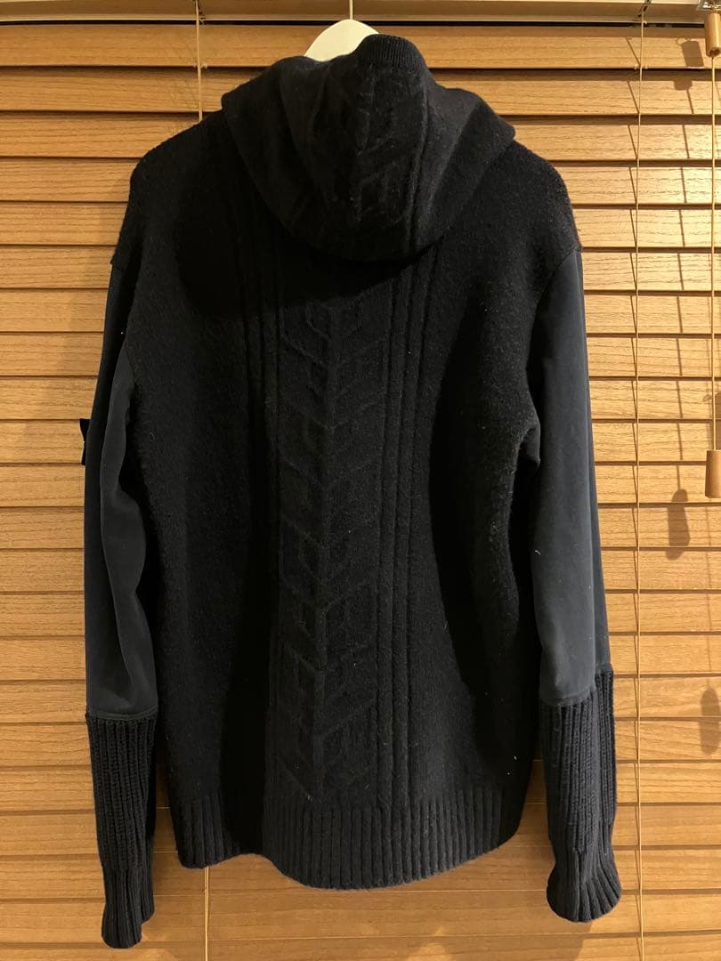 STONE  Sサイズ ニットプルオーバー ネイビー イタリア製