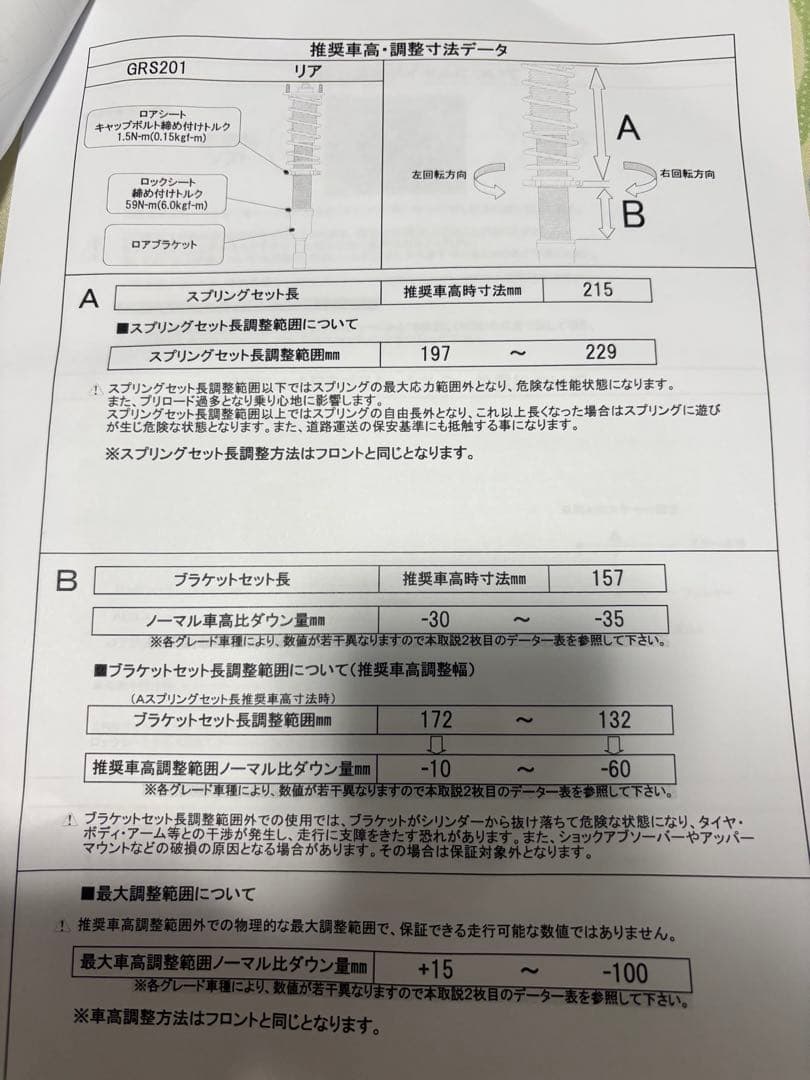 新品未使用‼️RSR Best i 車高調 18.20.21クラウンなどなど