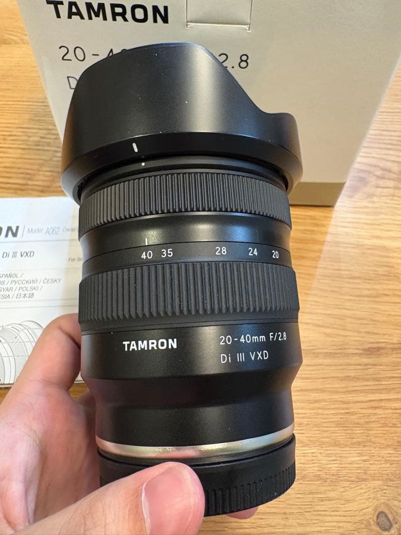 TAMRON 20-40mm F/2.8 DiIIIVXD SONY Eマウント