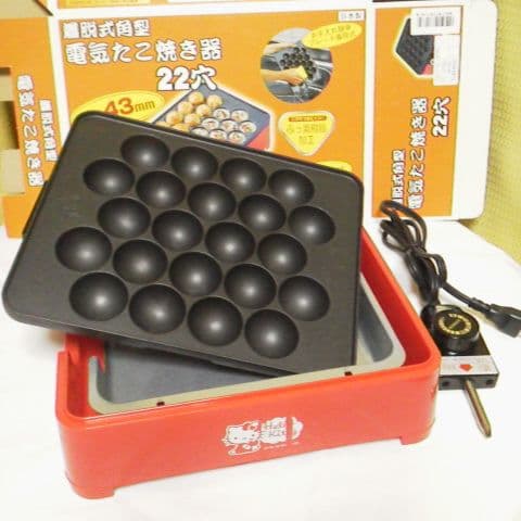 Hello kitty-ハローキティ★電気たこ焼き器★サンリオ★中古品