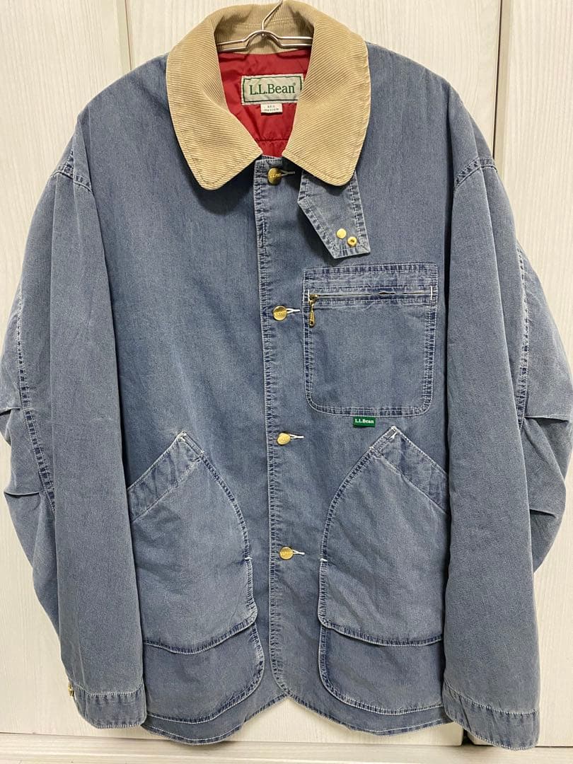 L.L.Bean デニムブルー カバーオール REG MEDIUM
