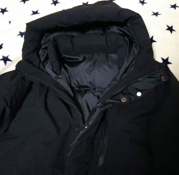 【極暖コスパ最高】ダウンジャケットLサイズ大き目美品ブラック