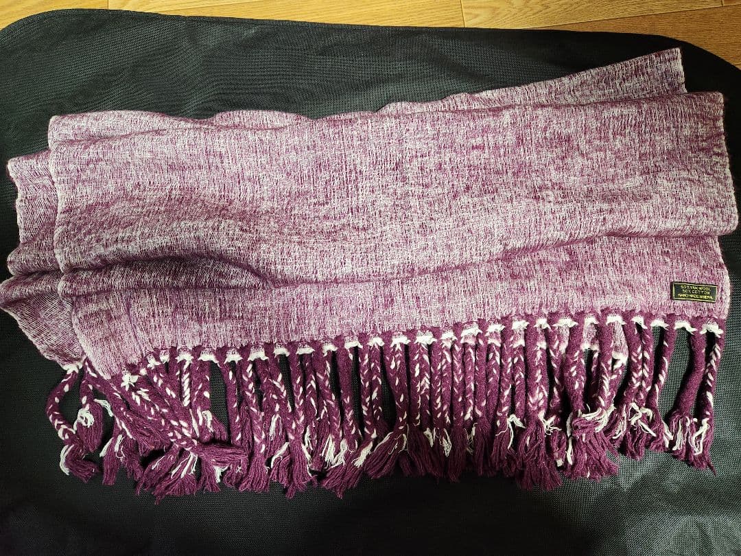 CTHY HIGH-END YAK WOOL FRINGE STOLE ストール