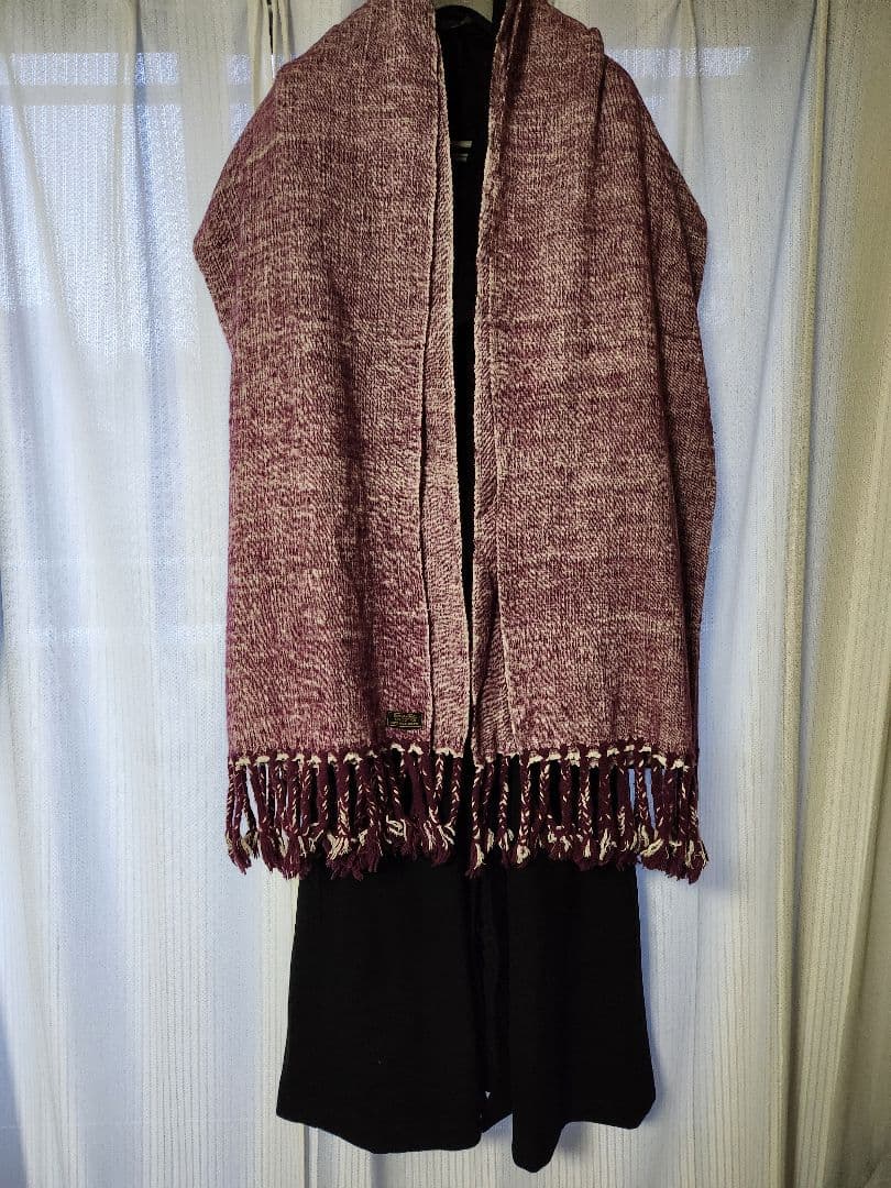 CTHY HIGH-END YAK WOOL FRINGE STOLE ストール