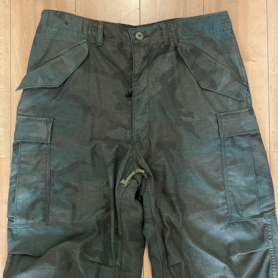 waiper M-65 カーゴパンツ ウッドランド迷彩 黒染め