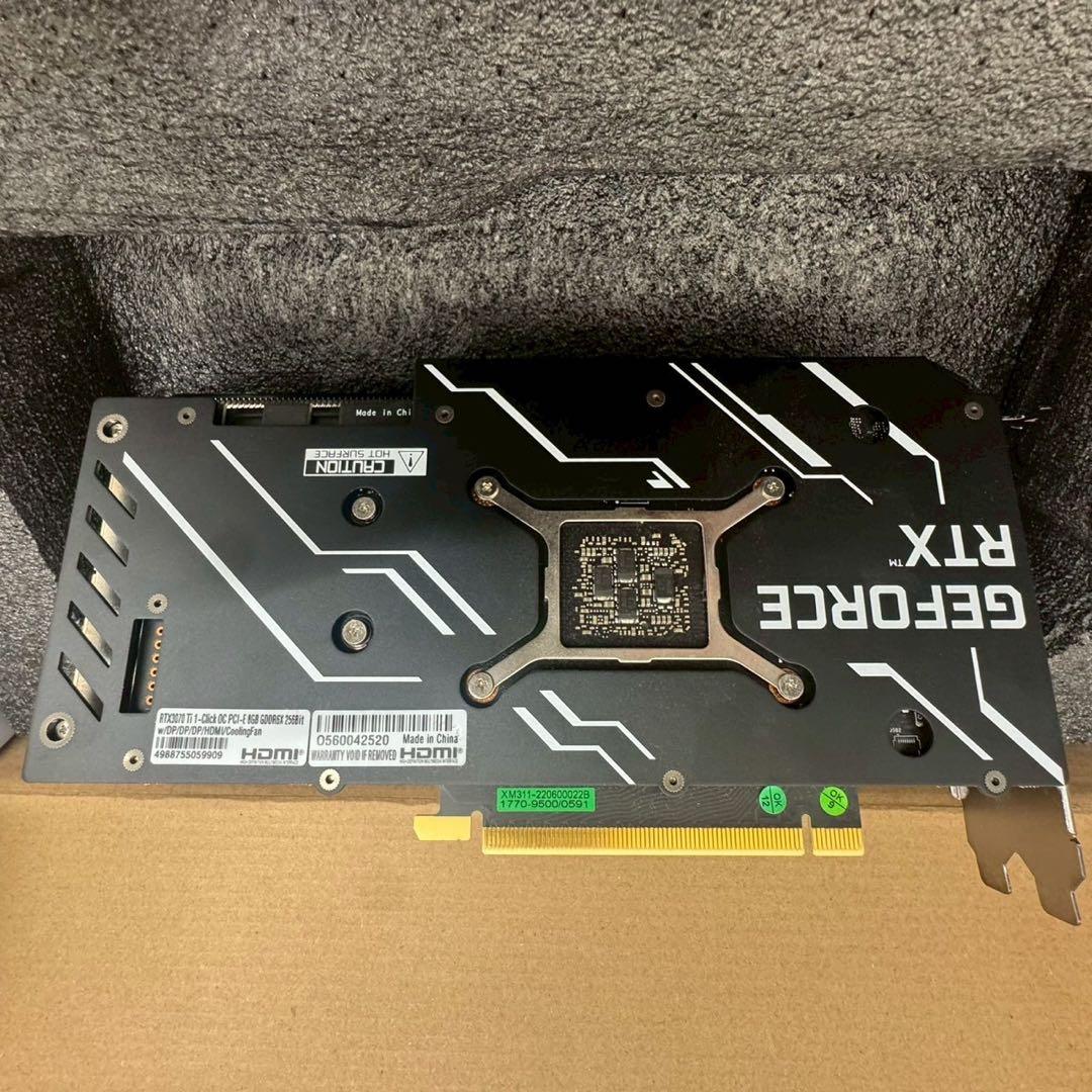 NVIDIA GeForce グラフィックボード　RTX3070 Ti 8GB