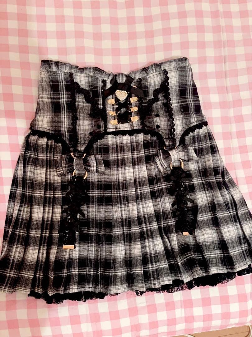 LIZLISA スピンドルリボンガーターライクスカパン