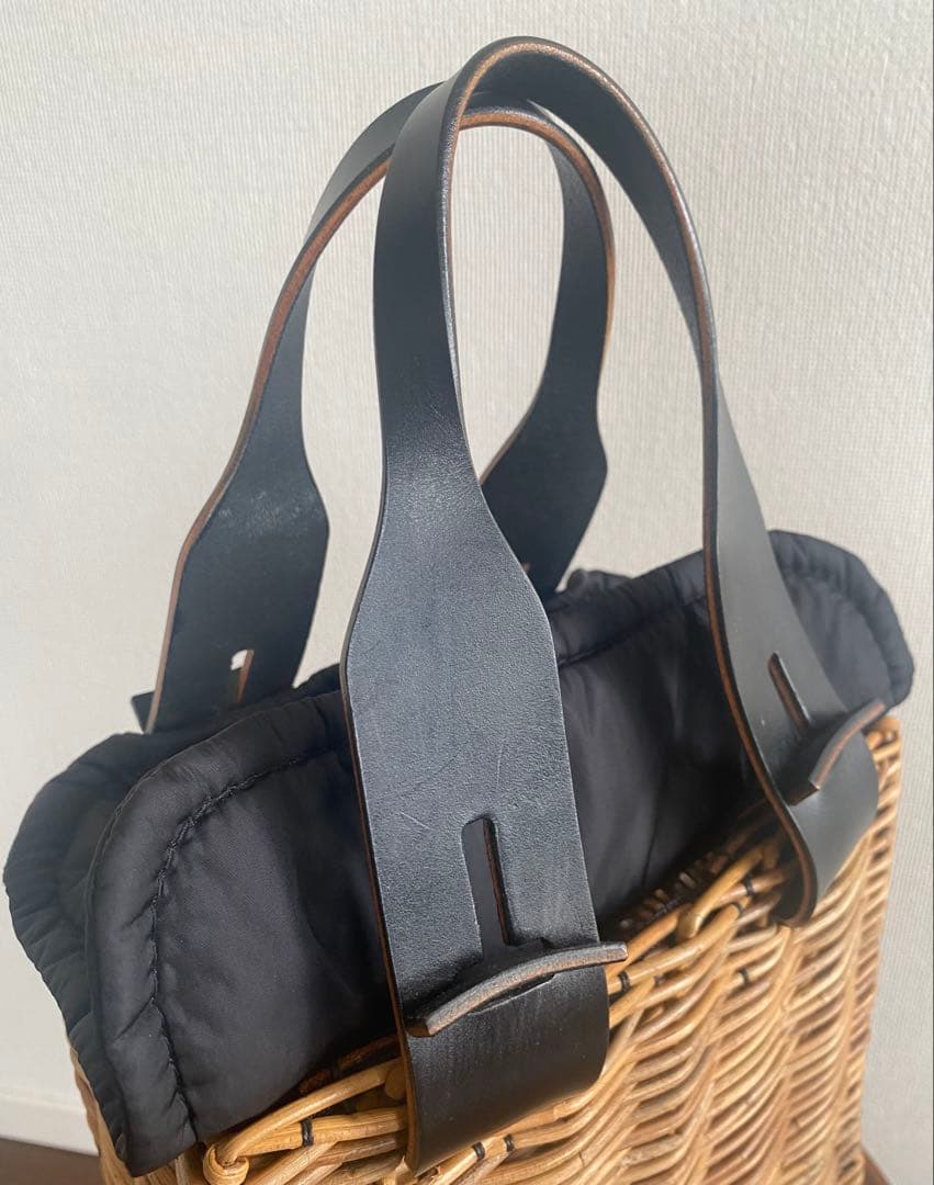 エバゴスebagos角たてバスケットスイッチハンドルリサイクルリップかぶせ黒