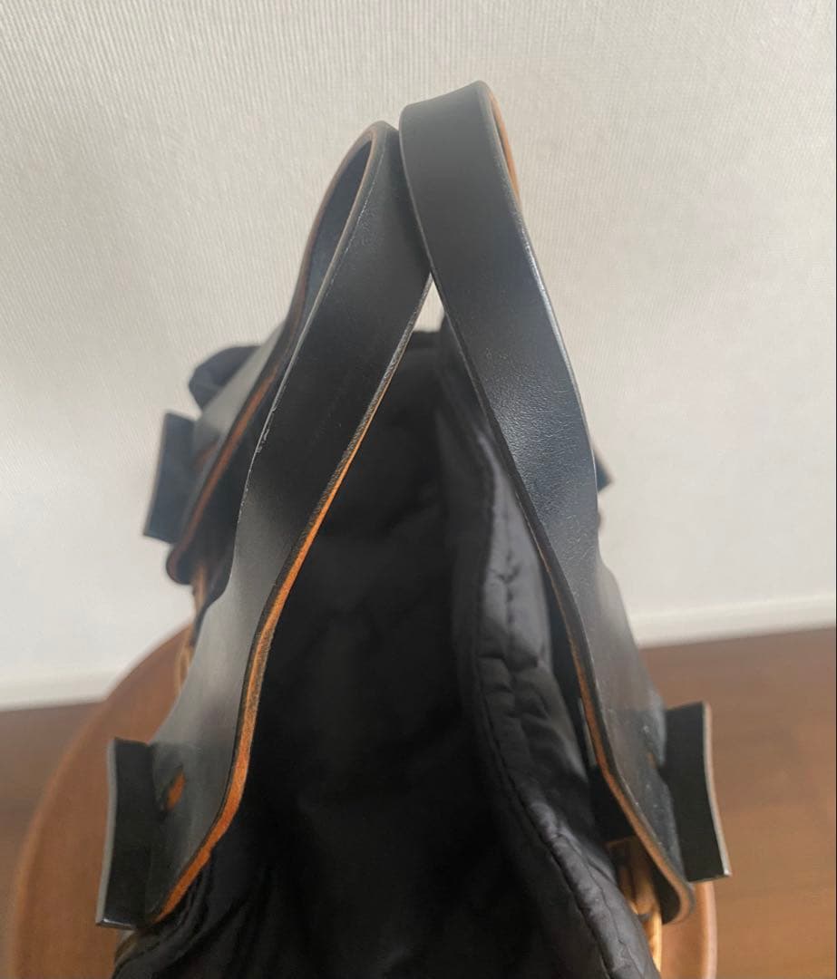 エバゴスebagos角たてバスケットスイッチハンドルリサイクルリップかぶせ黒