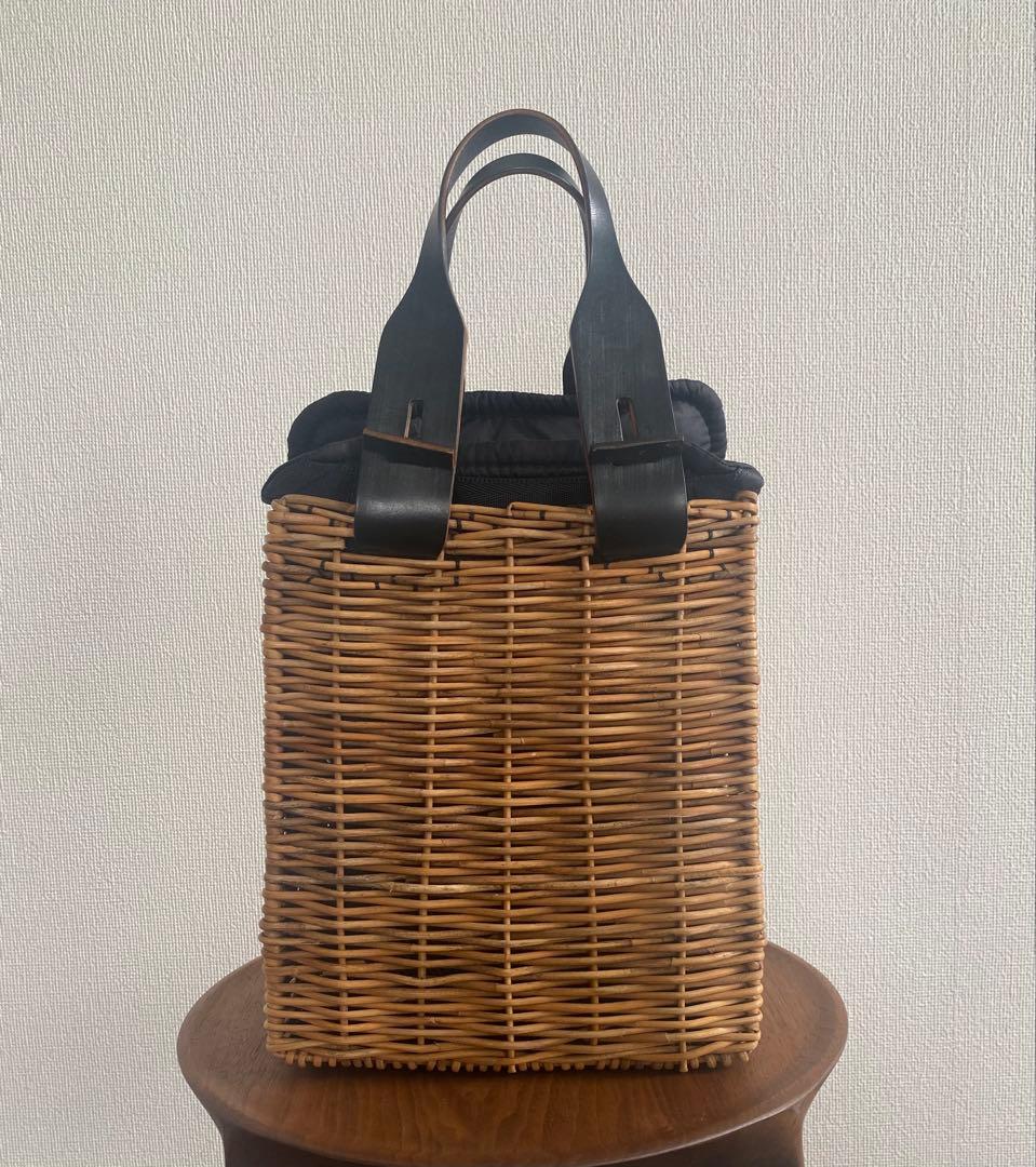 エバゴスebagos角たてバスケットスイッチハンドルリサイクルリップかぶせ黒