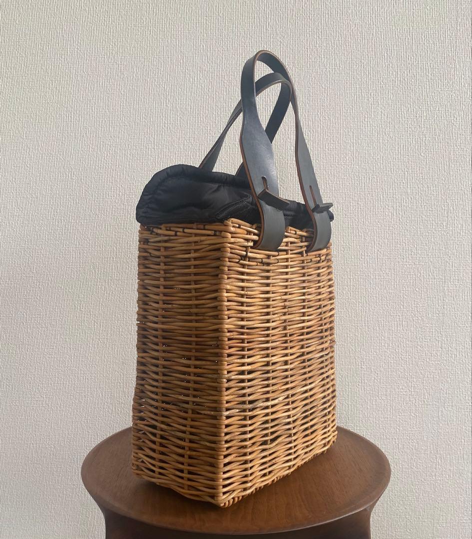 エバゴスebagos角たてバスケットスイッチハンドルリサイクルリップかぶせ黒