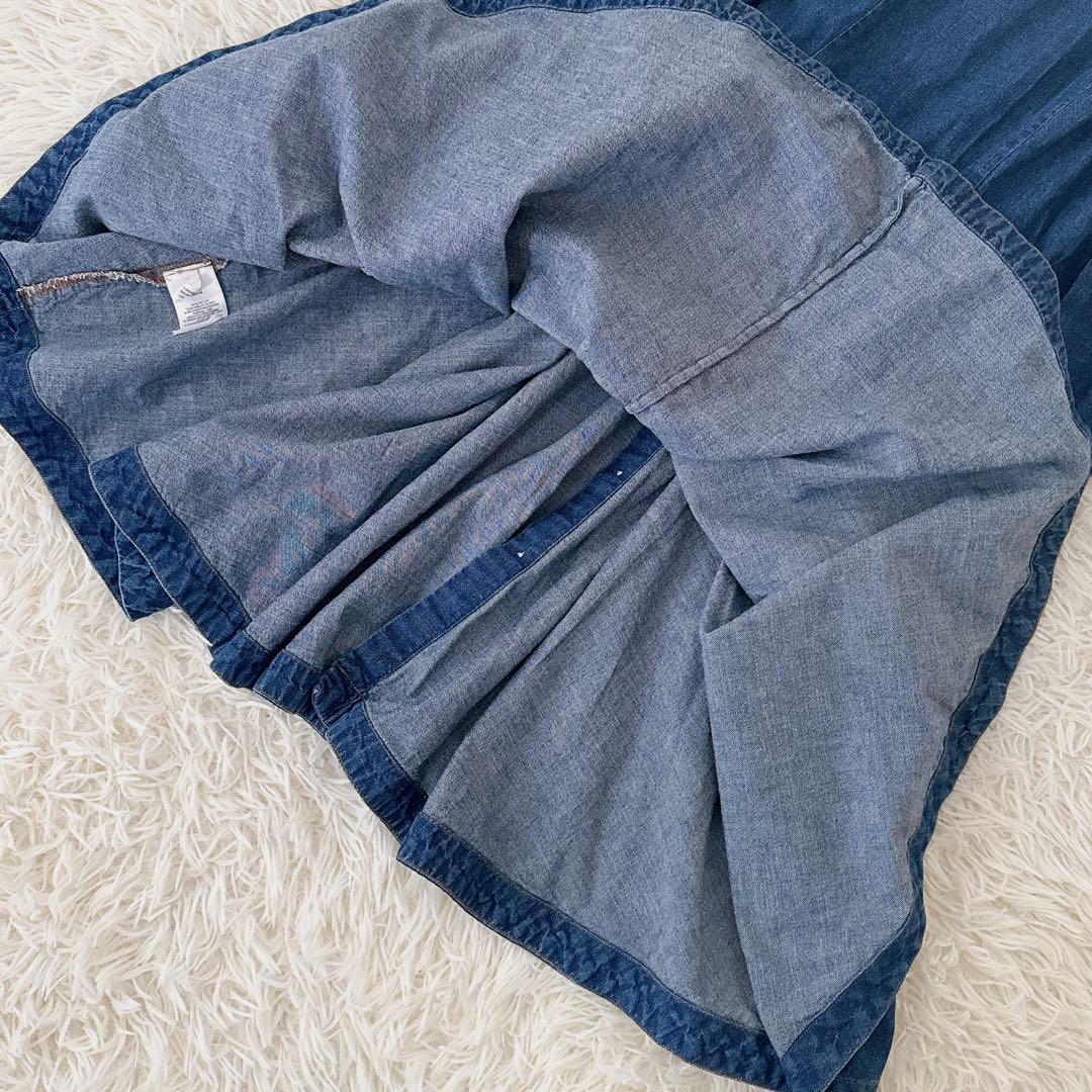 美品 サイズ 6✨ポロラルフローレン デニム シャツワンピース ベルト ポニー