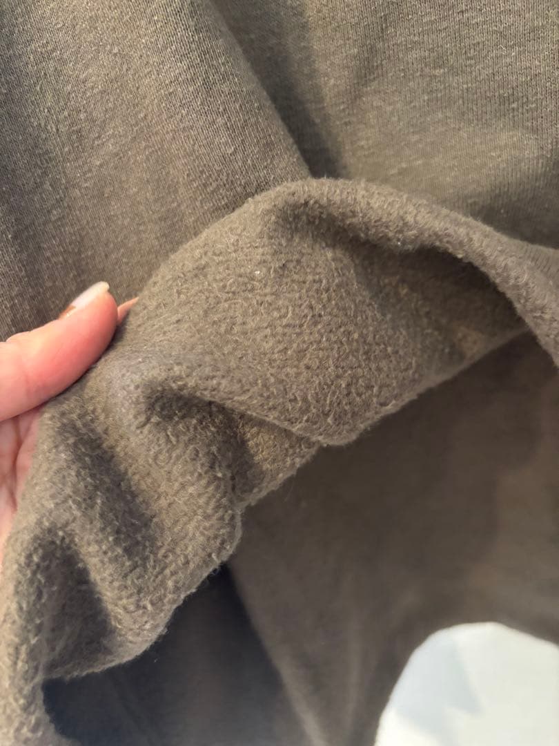 Americana カーキ　フード付きパーカー